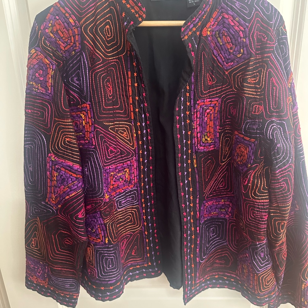 Colorful Geometric Women's Jacket